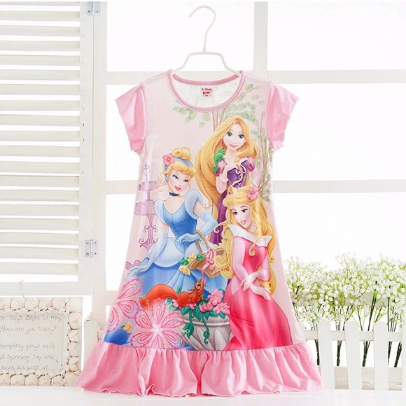 Princess Aurora Rapunzel Cinderella Nightgown - Picture 1 of 7